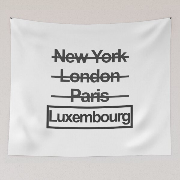 Item preview, Luxembourg Luxembourg City Text design designed and sold by GetItGiftIt.