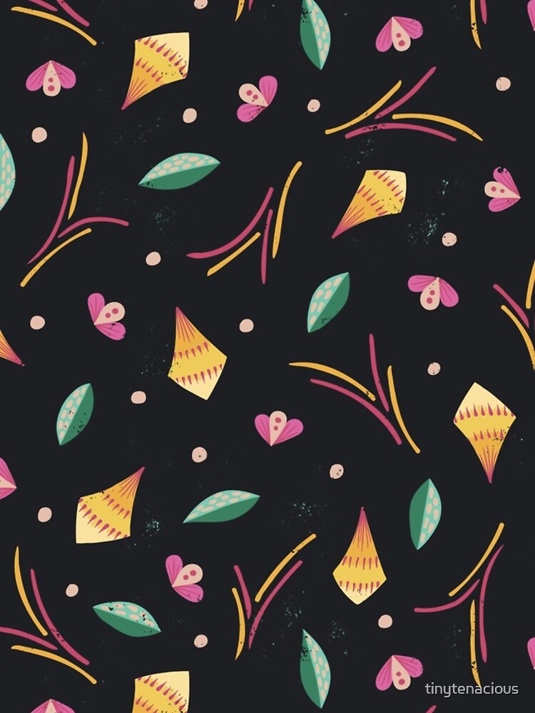 Thumbnail 4 of 4, iPhone Case, Vibrant Folk Art Floral Pattern designed and sold by tinytenacious.