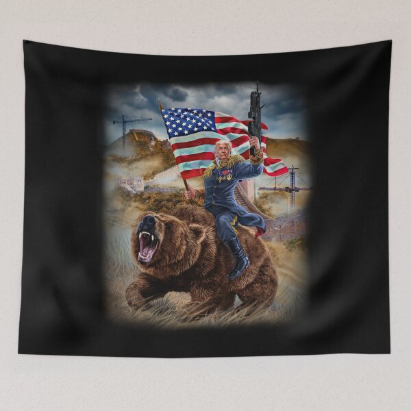 Item preview, USA Republican President Donald Trump Building Epic Wall designed and sold by Fox-Republic.