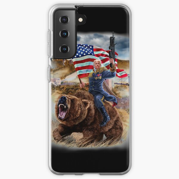 USA Republican President Donald Trump Building Epic Wall Samsung Galaxy Soft Case