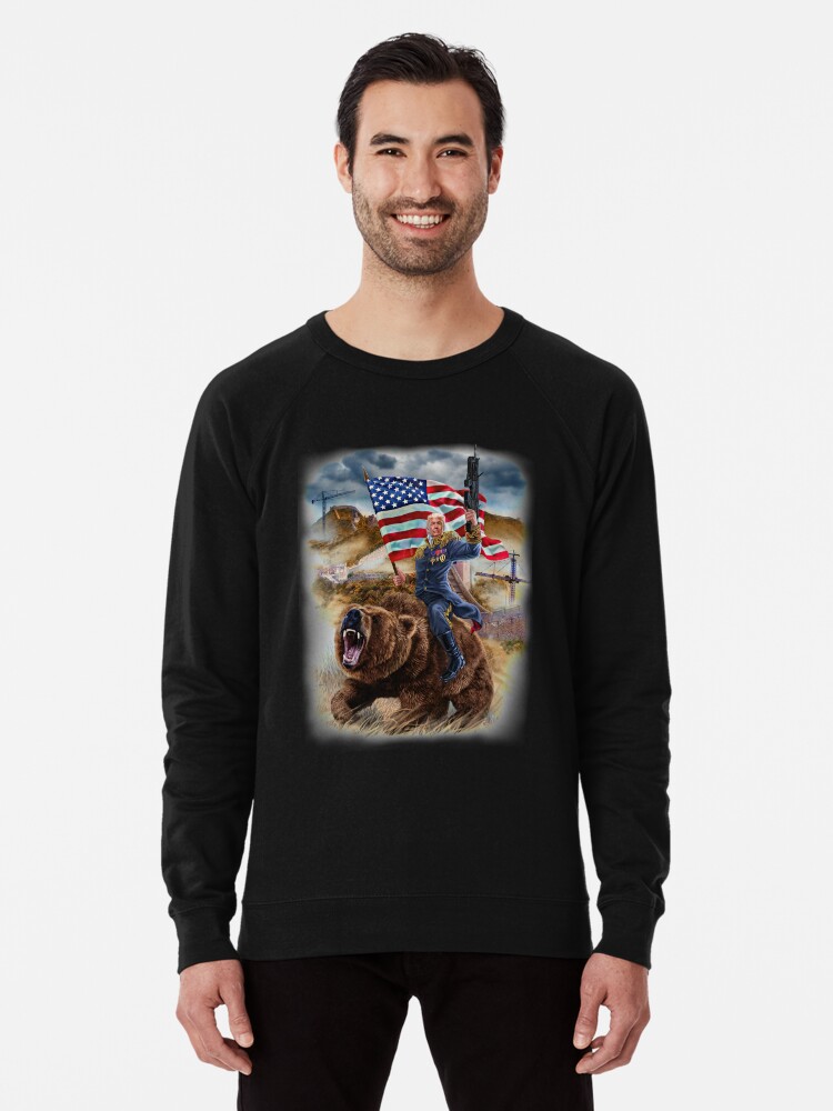 Usa Build The Wall T-Shirt Vintage American Flag
