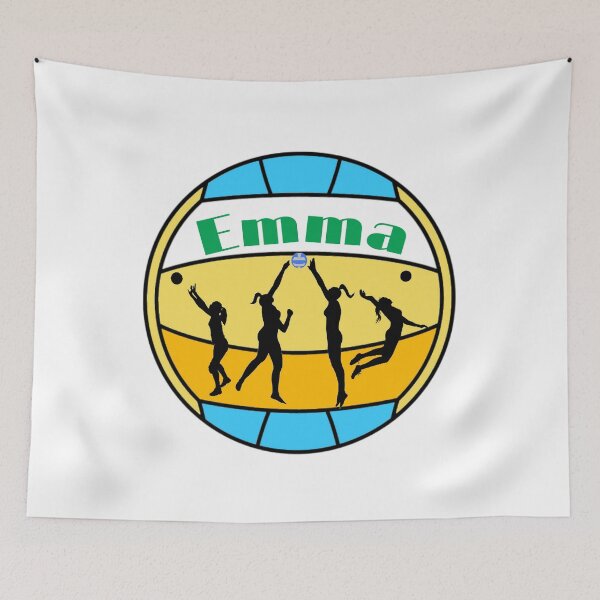 Item preview, Emma loves volleyball  designed and sold by Attiva.