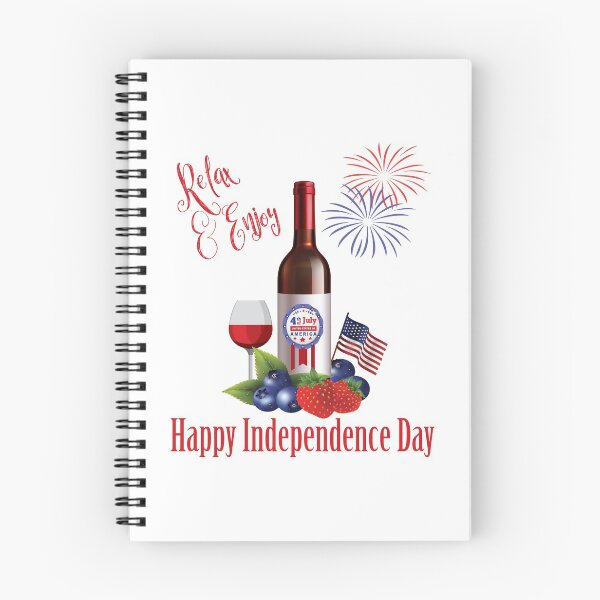 Item preview, Happy Independence Day - 4th of July Holiday, Patriotic Wine designed and sold by Jecolds.