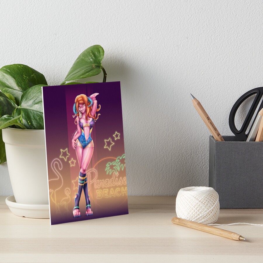 Reena Hilde Kraken OC Art Board Print