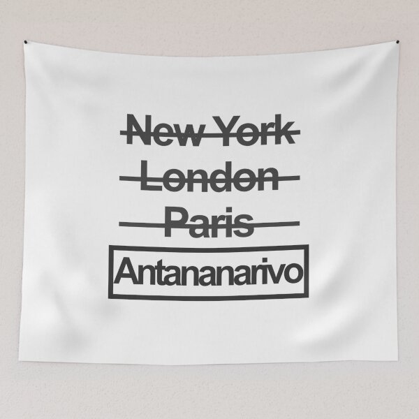 Item preview, Madagascar Antananarivo City Text design designed and sold by GetItGiftIt.