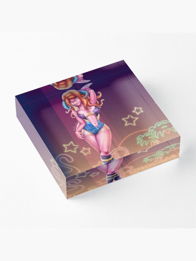 Alternate view of Reena Hilde Kraken OC Acrylic Block