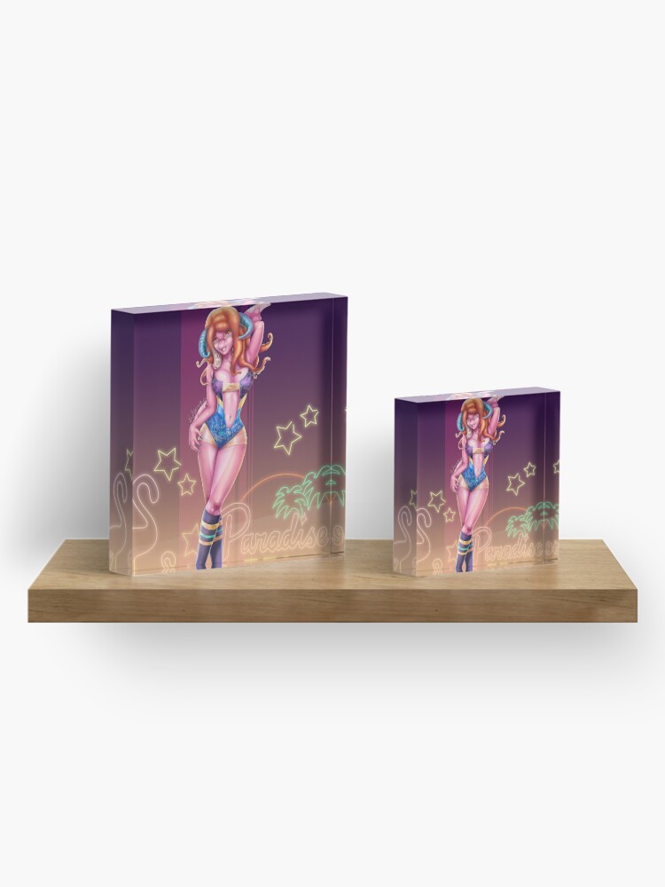 Alternate view of Reena Hilde Kraken OC Acrylic Block