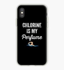 Vinilo o funda para iPhone El cloro es mi perfume - Divertido nadador