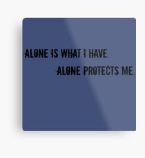 Sherlock quote Metal Print