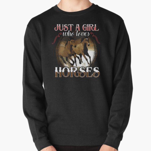 Item preview, Just a girl who loves horses - horse lover designed and sold by Captain Mood.