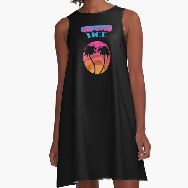 Miami Vice A-Line Dress