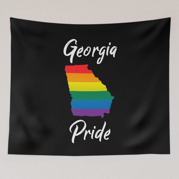Item preview, Georgia Pride LGBT Gay Lesbian Bisexual Gift designed and sold by frankiewillie.