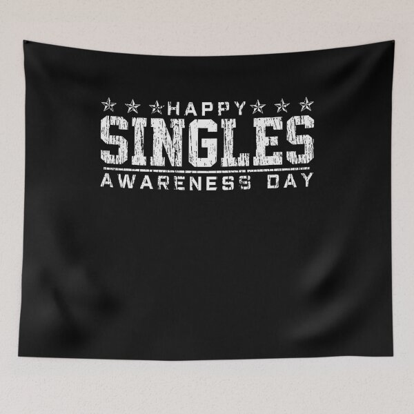 Item preview, Happy Singles Awareness Anti Valentine  designed and sold by 4tomic.