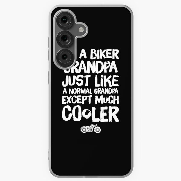 Item preview, I'm a biker grandpa just like a normal grandpa except much cooler - funny grandfather designed and sold by Captain Mood.
