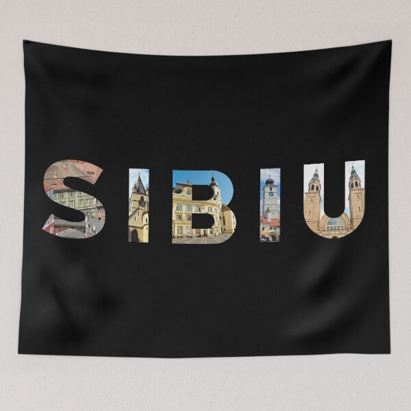 Item preview, Sibiu images in text designed and sold by tony4urban.