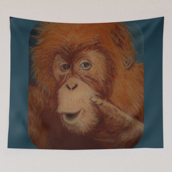 Item preview, plant a kiss! cheeky Orangutan :o) designed and sold by angipangi7.