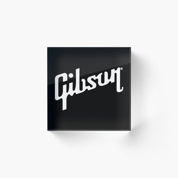 Gibson Logo Acrylic Block