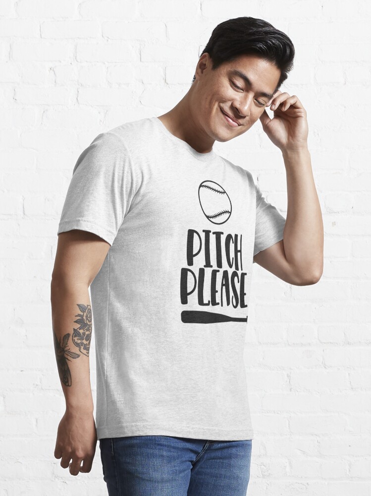 Cute Baseball T-Shirt, Pitch and Please Baseball Shirt, Baseball Fan Shirt, Baseball Mom Shirt, Baseball Lover Tshirt, Softball Shirt