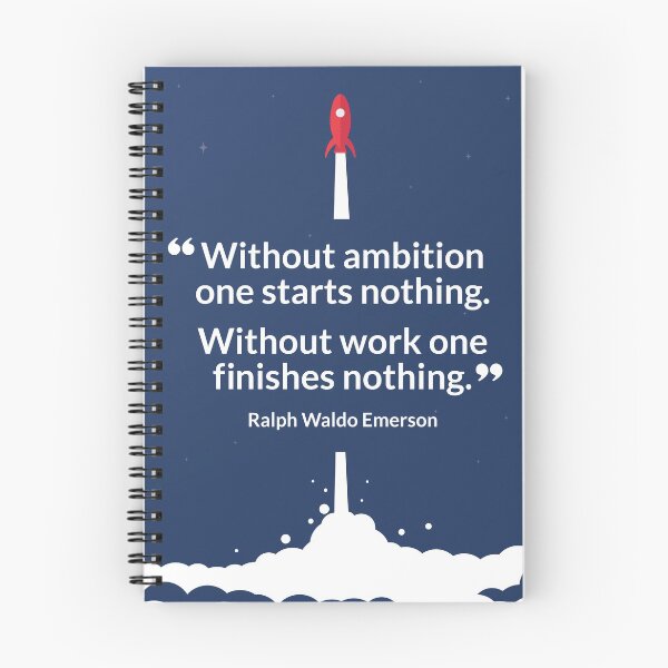 Item preview, Without ambition one starts nothing. Without work one finishes nothing. designed and sold by proofreading.