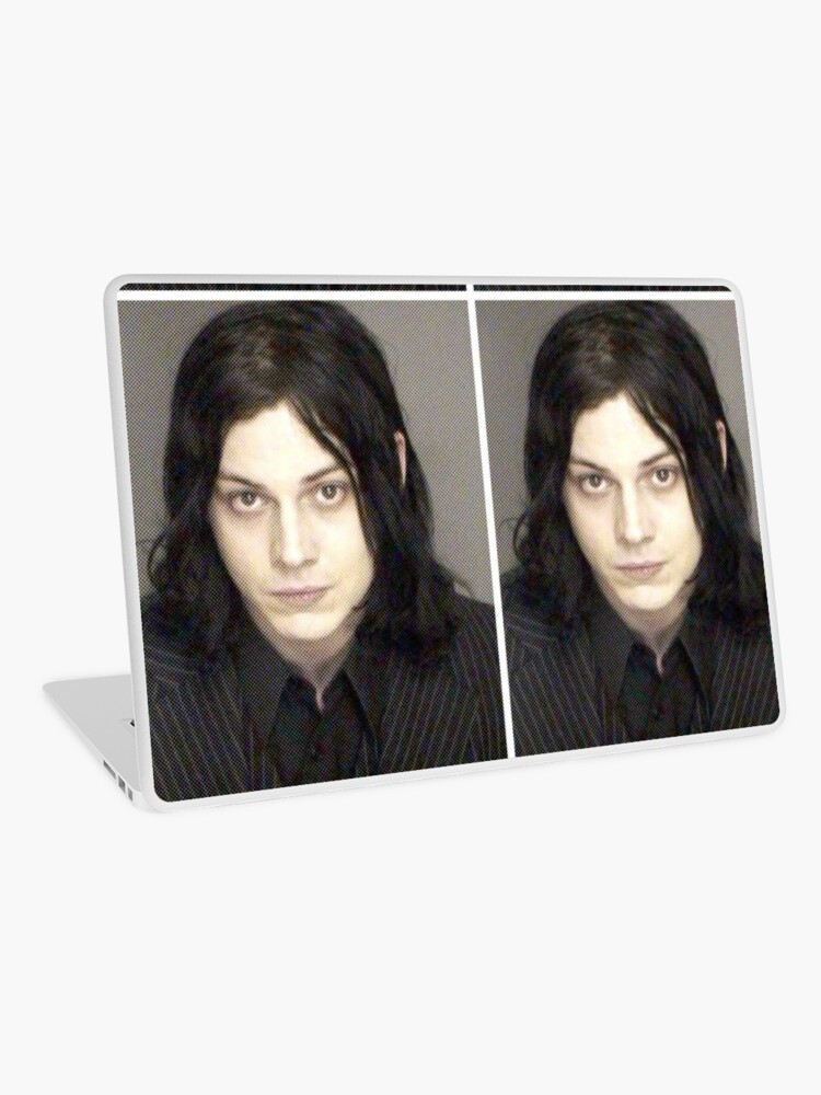 Jack White Arrest Mugshot Fan Art Laptop Skin By Nicheprints