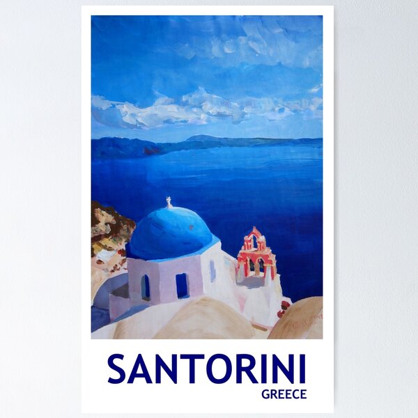 Item preview, Santorini, Greece - View from Oia designed and sold by artshop77.
