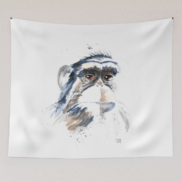 Item preview, Chimpanzee monkey with attitude designed and sold by Marjansart.