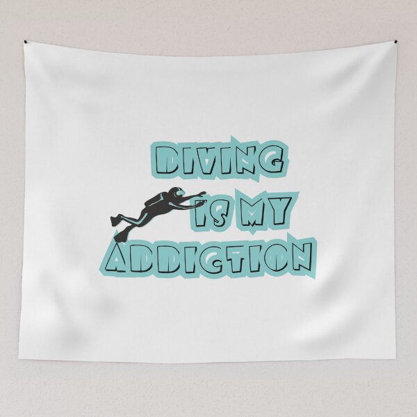 Item preview, Diving is my addiction - Dive - Scuba Diving - Diver designed and sold by AndiHK.