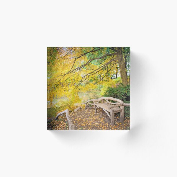 Item preview, Autumn Bench Meadow designed and sold by Anna Se.