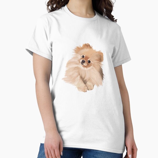 Aperçu de l'œuvre poméranien créée et vendue par Doggish Apparel.