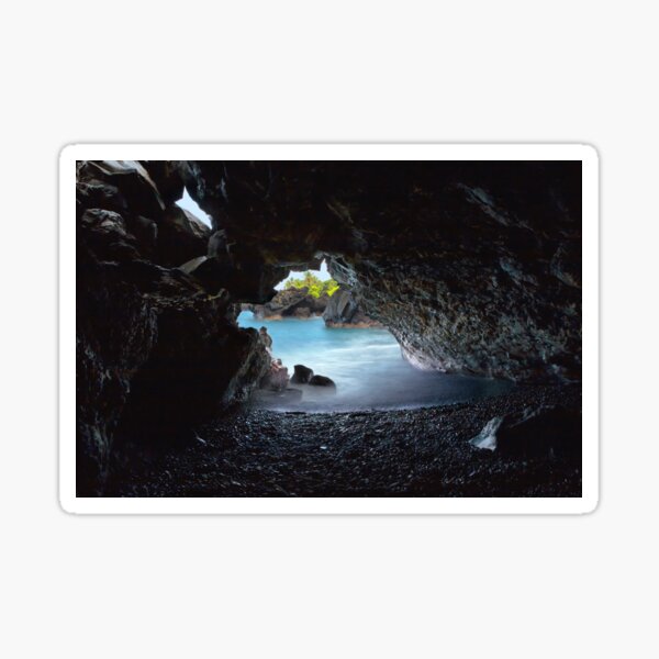 Peeking Through the Lava Tube Sticker