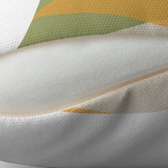 Alternate view of Mid Century - Yellow Green Floor Pillow
