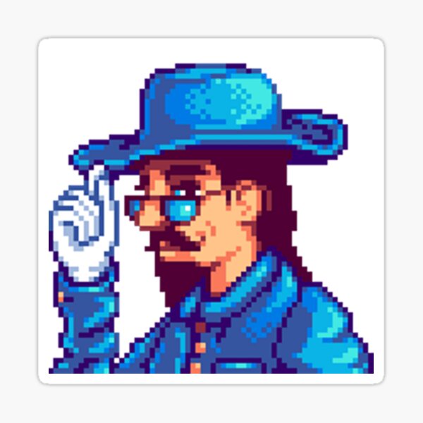 Artikel-Vorschau von Gunther - Stardew Valley, designt und verkauft von ParchedChair.
