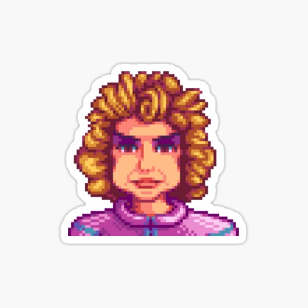 "Pam Stardew Valley" Sticker for Sale by ParchedChair Redbubble
