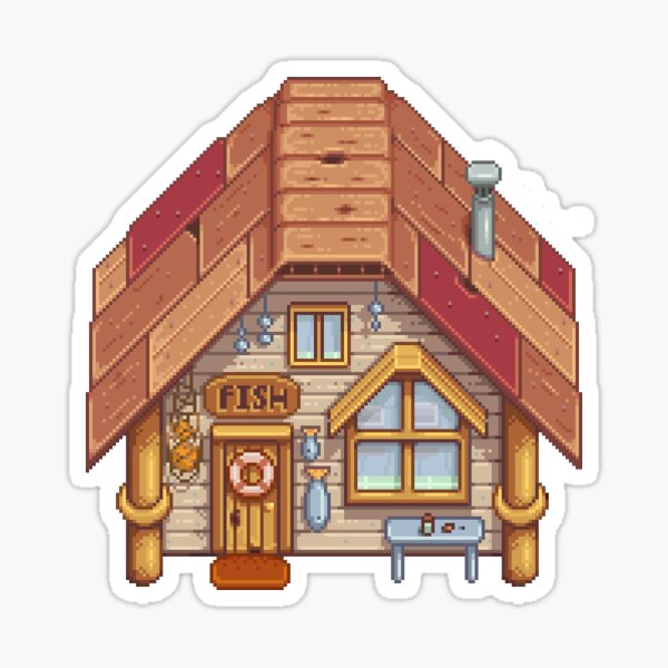 Item preview, Fish Shop - Stardew Valley designed and sold by ParchedChair.