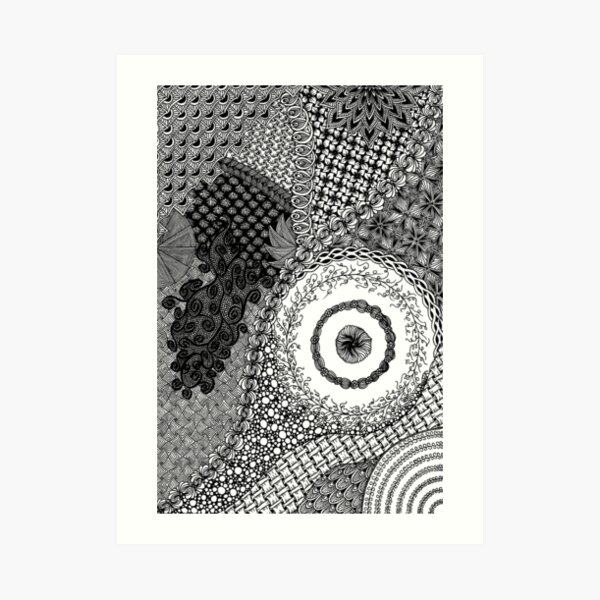 Zentangle Art Print