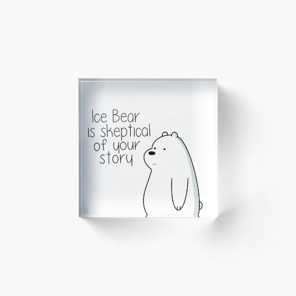 Ice Bear Acrylic Block