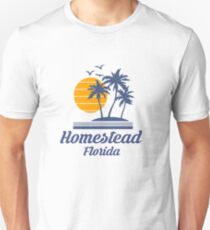 Homestead Florida Shirt FL State Home City Tourist Travel Souvenir Beach Gift Unisex T-Shirt