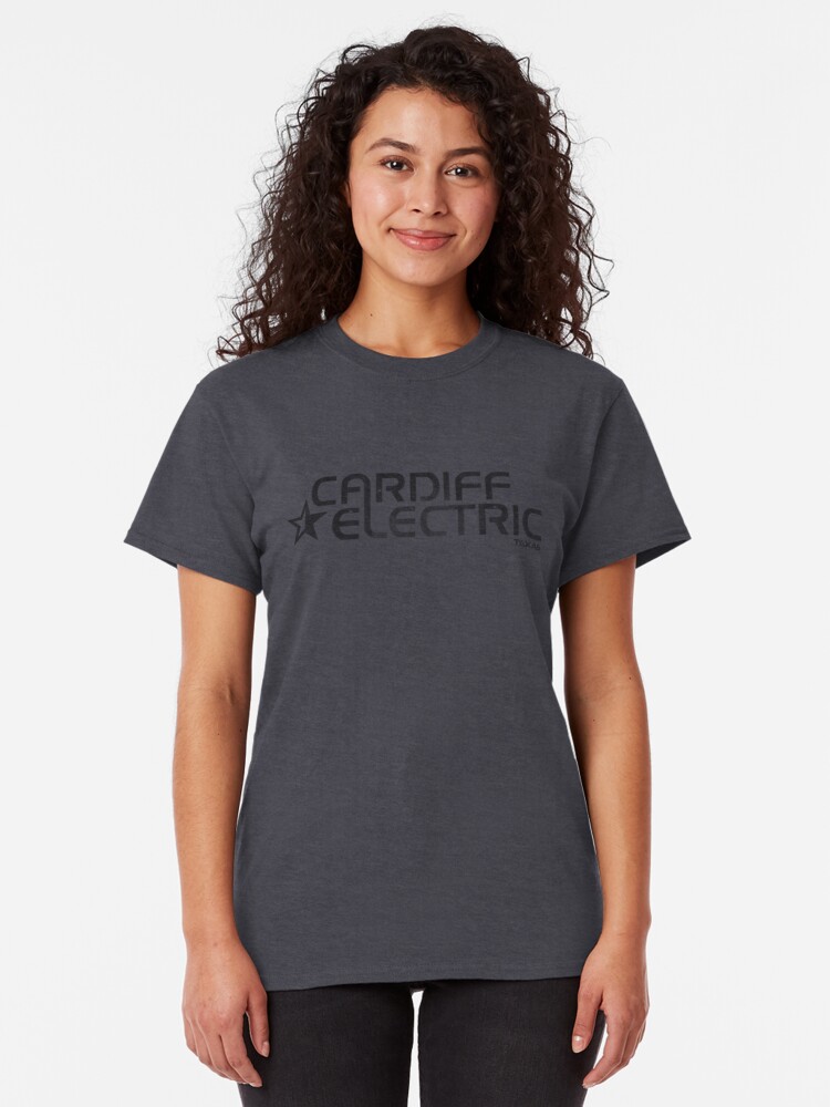 cardiff electric t shirt