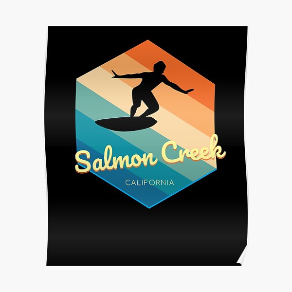 Salmon Creek Washington Beach Sunset Surfer Toddler//Kids Short Sleeve T-Shirt