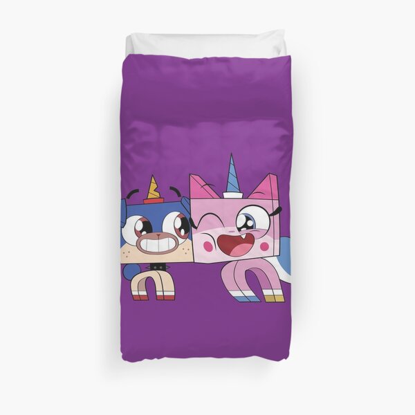 unikitty and puppycorn hug Duvet Cover