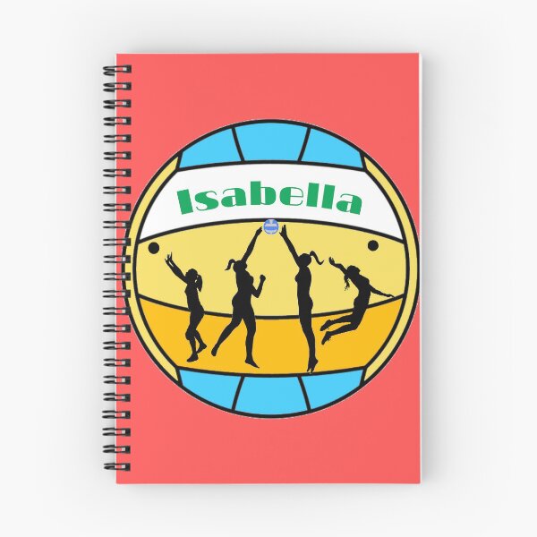 Item preview, Isabella loves volleyball designed and sold by Attiva.