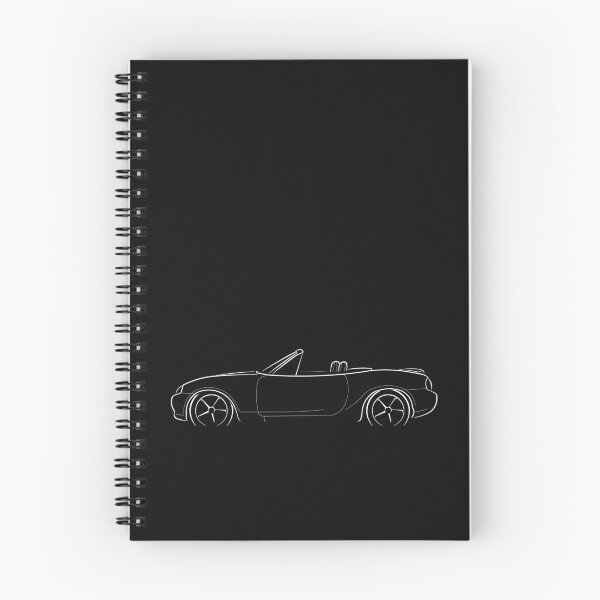 Aperçu de l'œuvre Mazda Miata MX-5 NB - Pochoir profilé, blanc créée et vendue par mal-photography.
