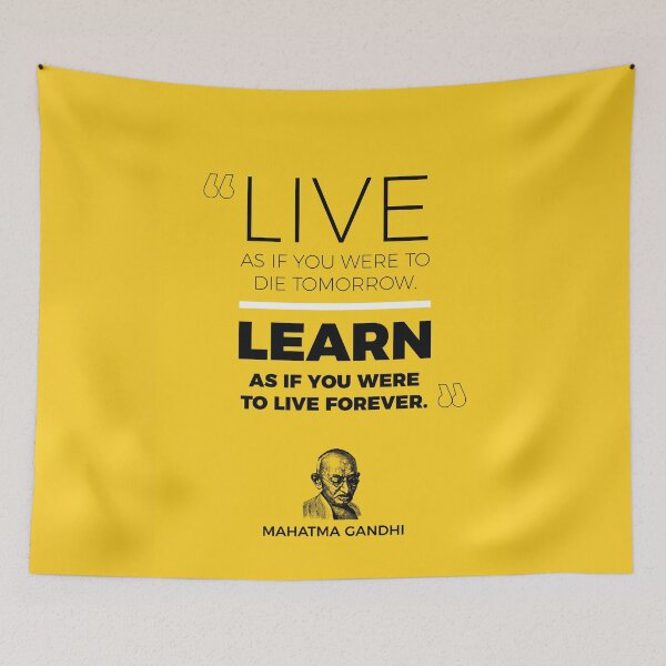 Item preview, Live as if you were to die tomorrow. Learn as if you were to live forever. designed and sold by proofreading.