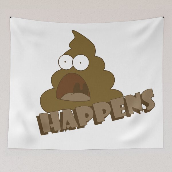 Item preview, Poo Happens designed and sold by GamingGeckoGal.