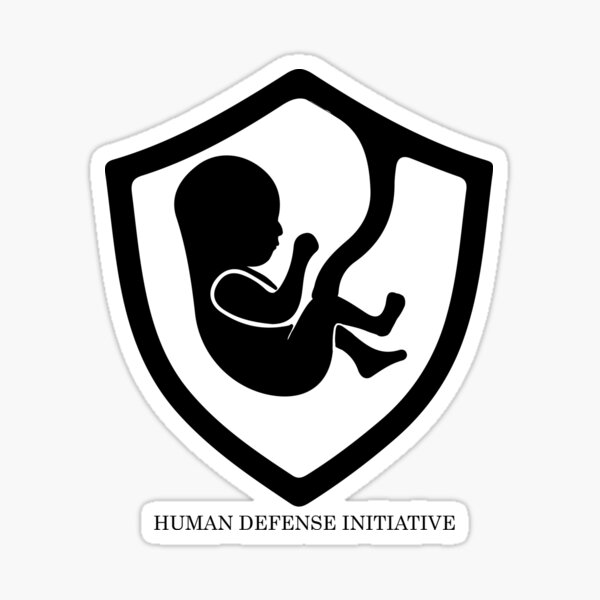 Human Defense Initiative Sticker