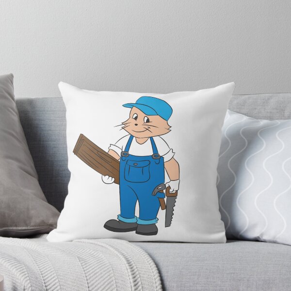 Item preview, Cat as a carpenter, joiner designed and sold by Mohja-Design.