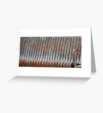 Bench Lines Greeting Card