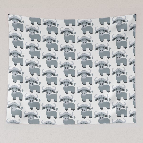 Item preview, Buffalo emoji designed and sold by CleanOnPoint.