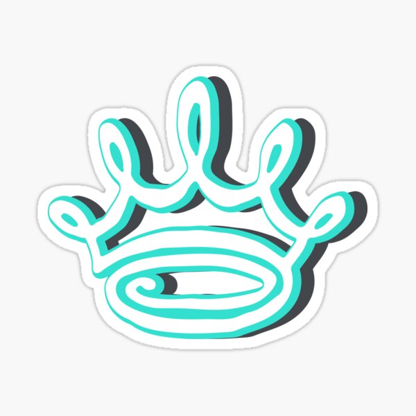 Zeta Crown Stickers | Redbubble