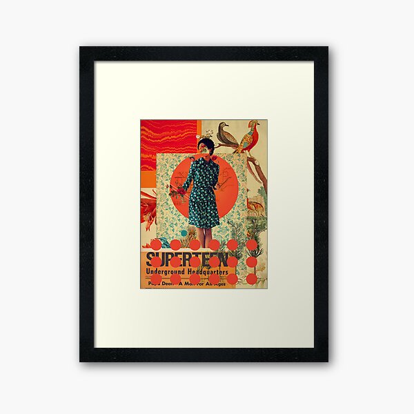Superteen Framed Art Print